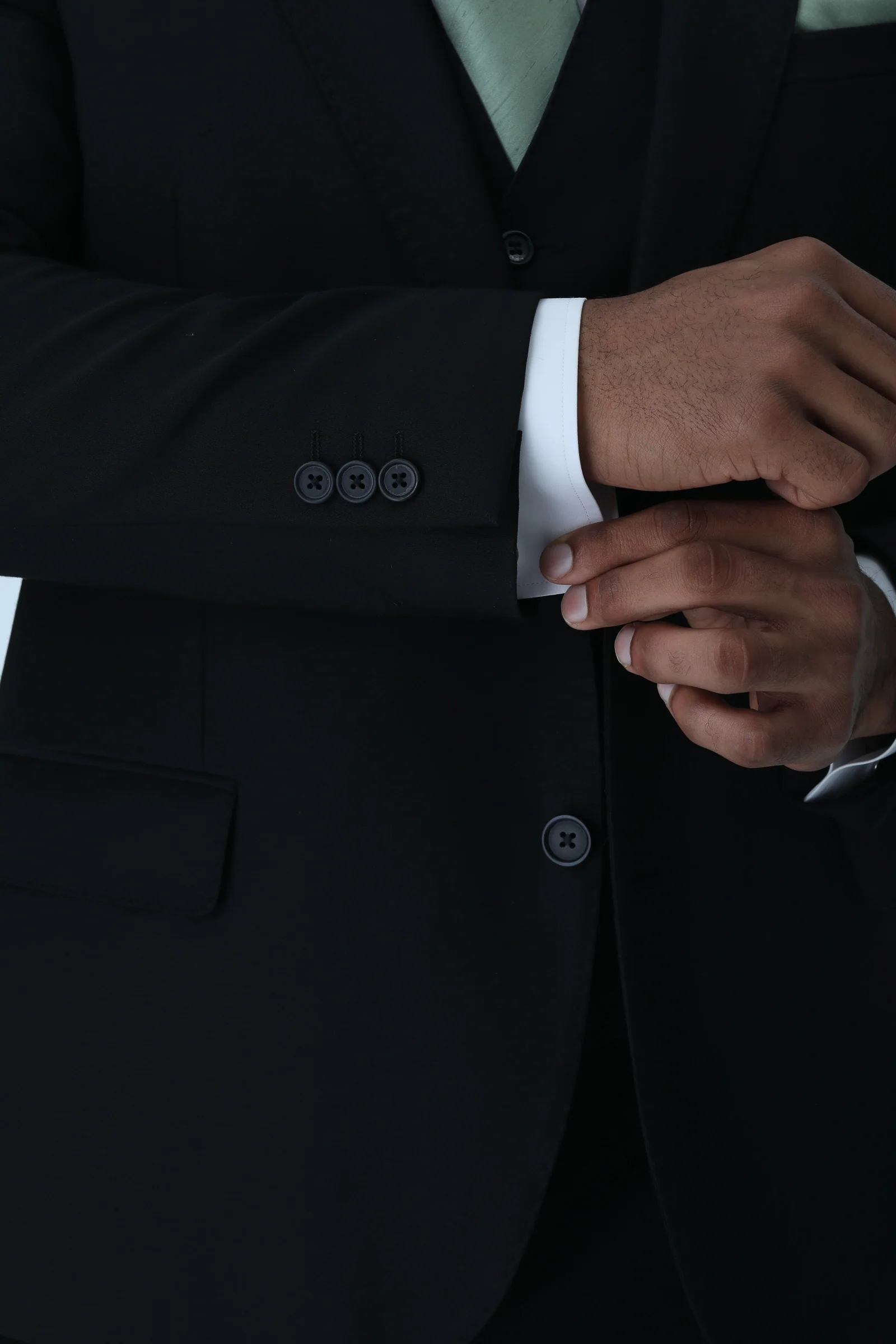 Black Slim Fit 2-Piece Suit - Image 6