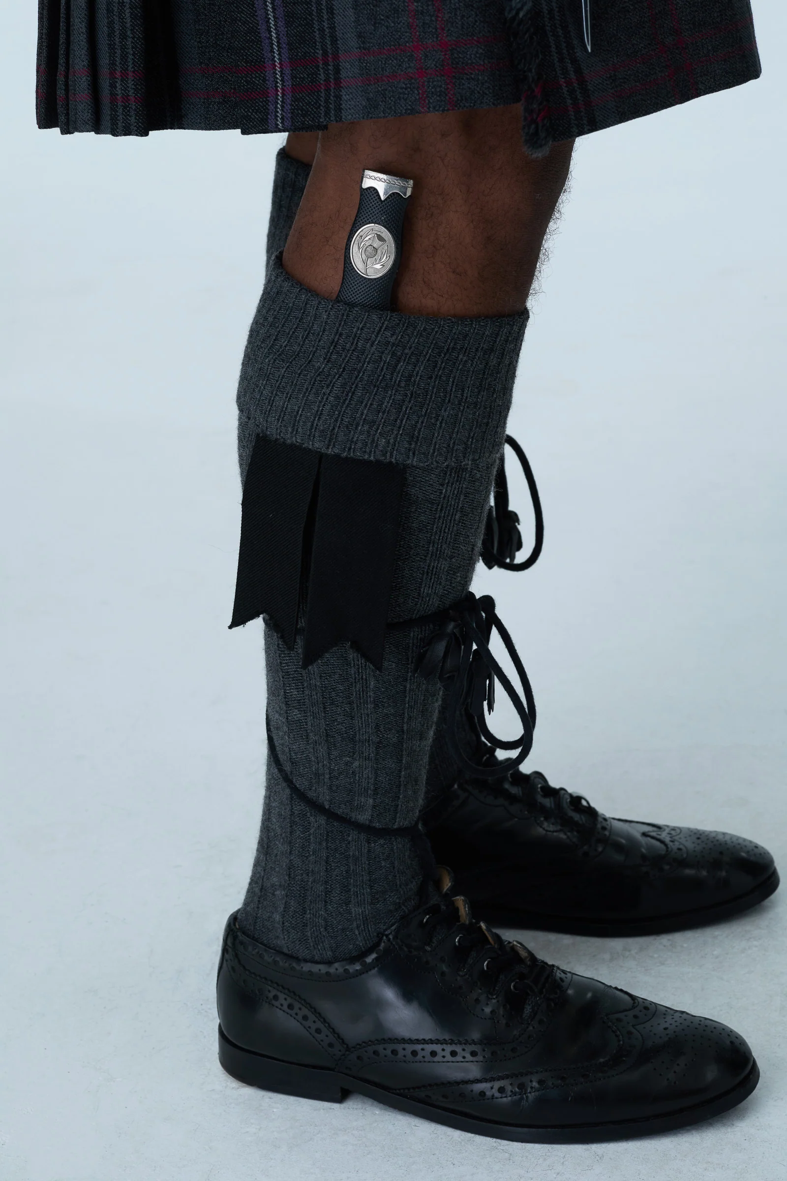 Charcoal Tweed Jacket & Scottish Spirit Kilt Hire Package - Image 6
