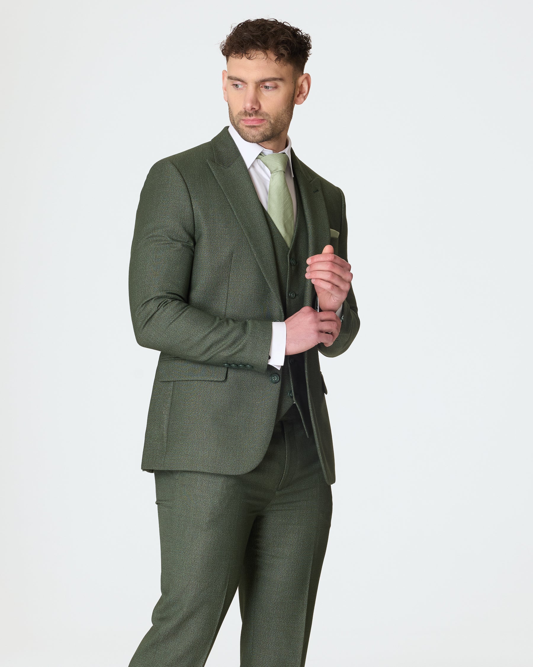 Green Slim Fit Hire Package