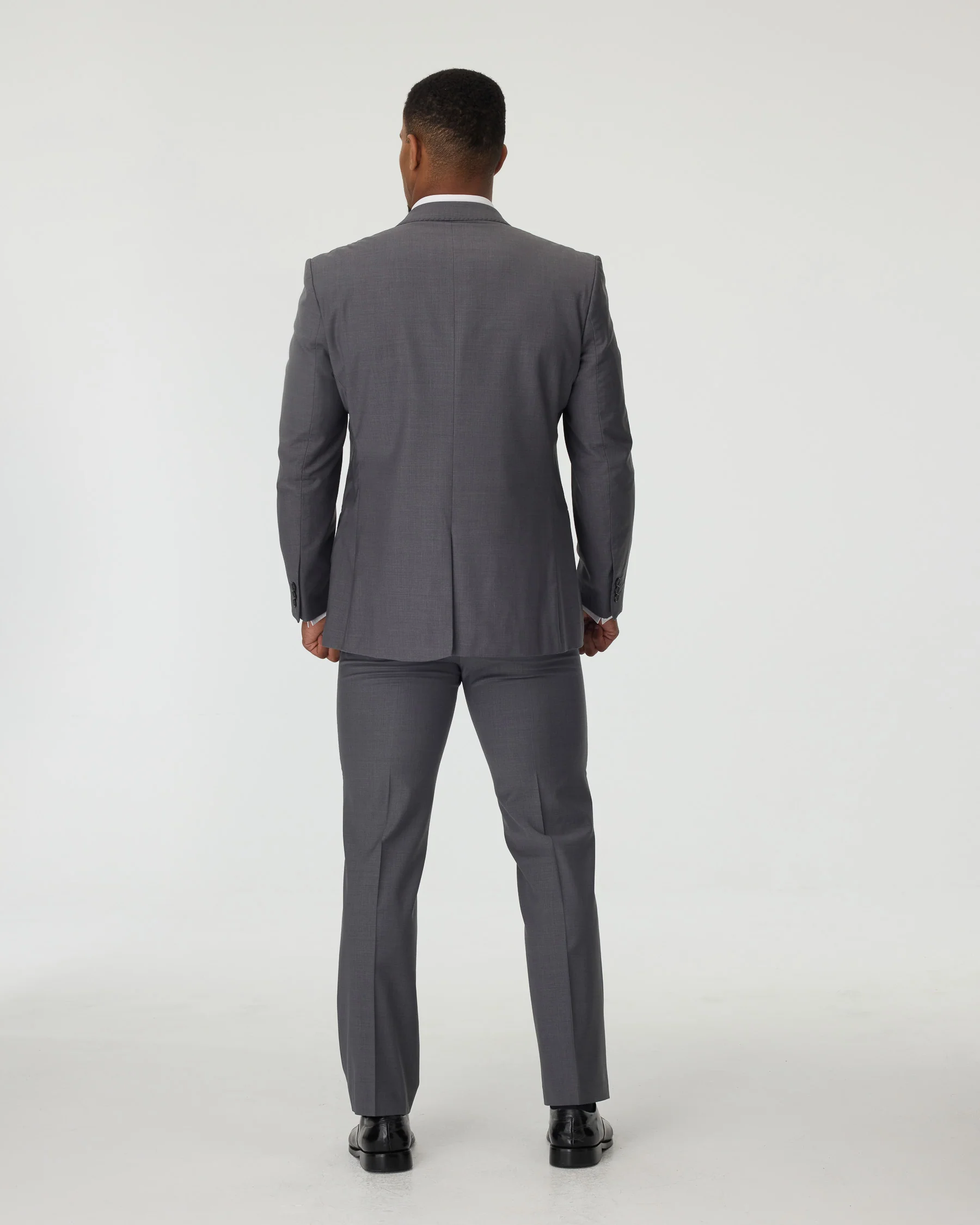 Grey Slim Fit 3-Piece Suit with Waistcoat - Image 3