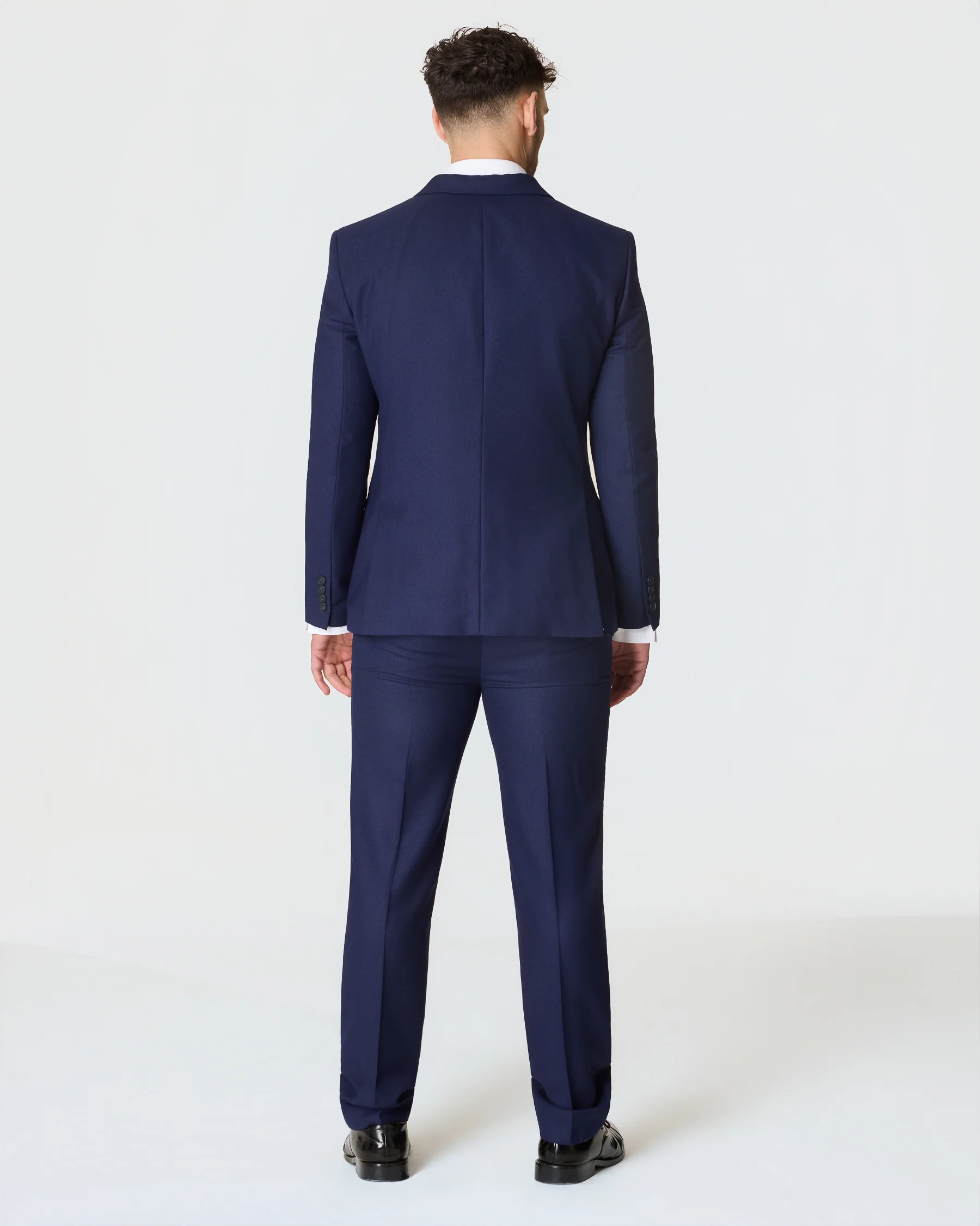 Navy Slim Fit Suit - Image 3