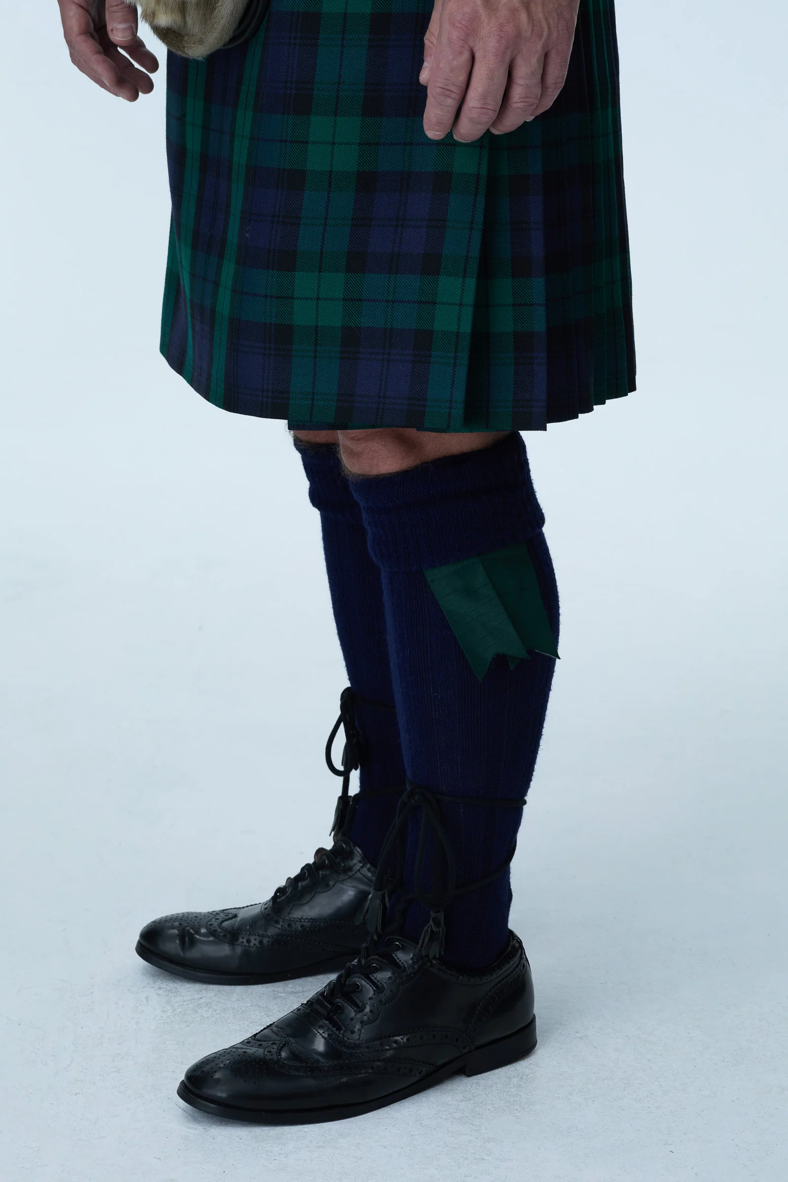 Navy Tweed Jacket & Black Watch Kilt Hire Package - Image 6