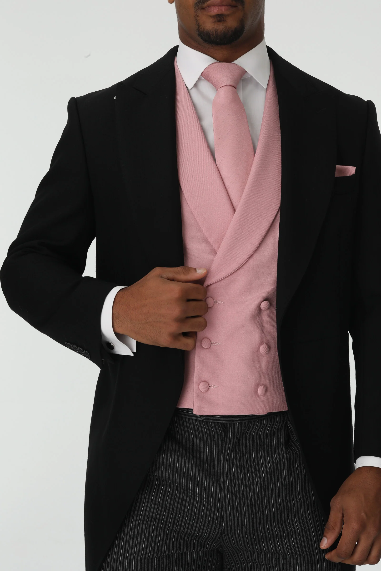 Royal Ascot Morning Suit Package – Pink Waistcoat - Image 6