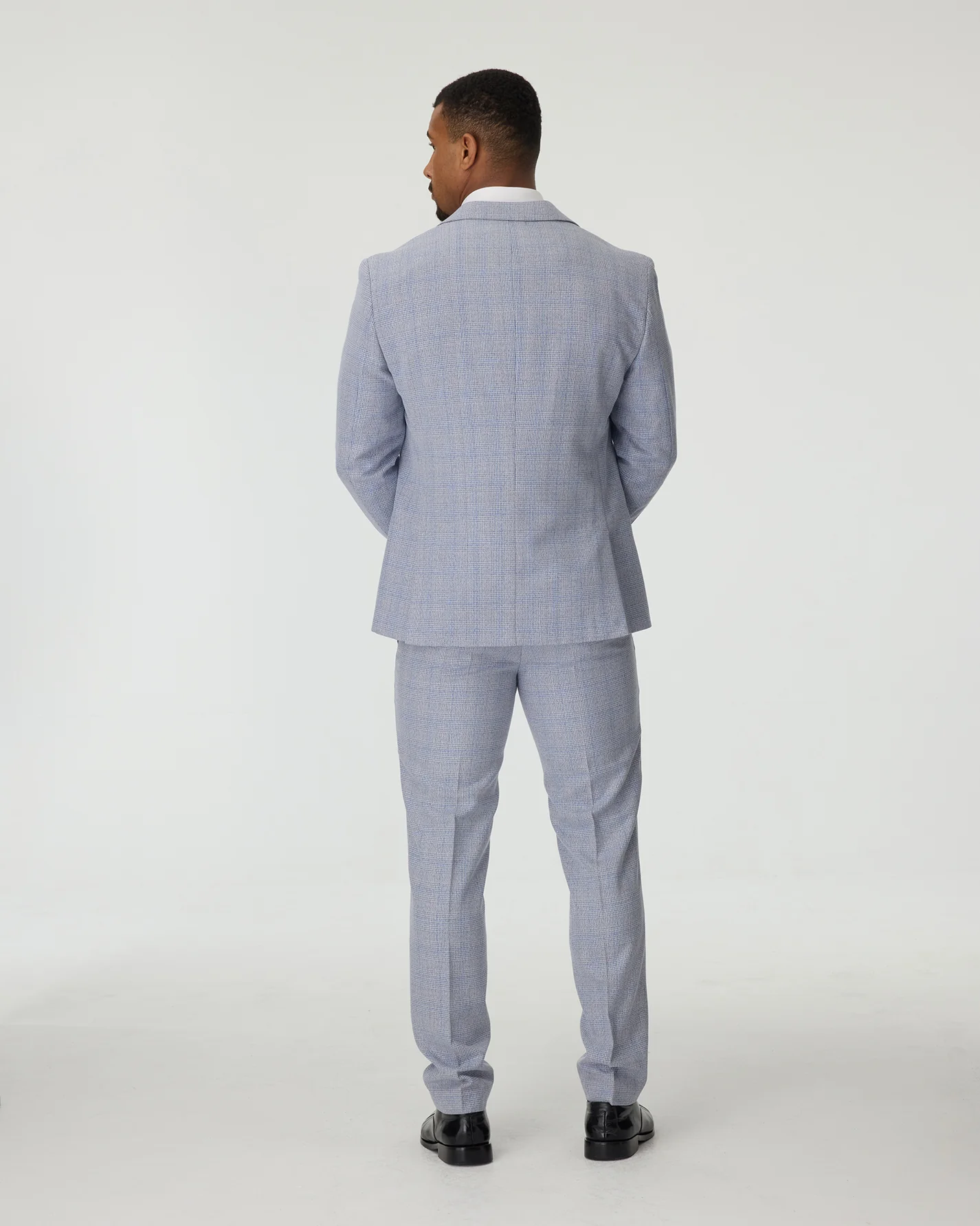 Sky Blue Cavani Slim Fit 2-Piece Suit - Image 3