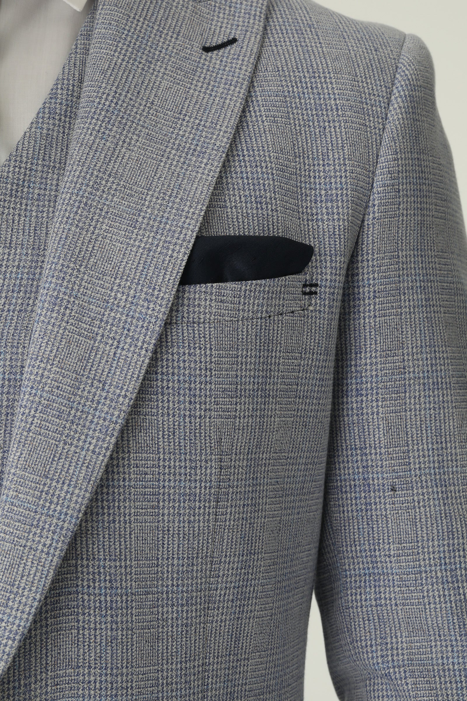 Sky Blue Cavani Slim Fit 2-Piece Suit - Image 4