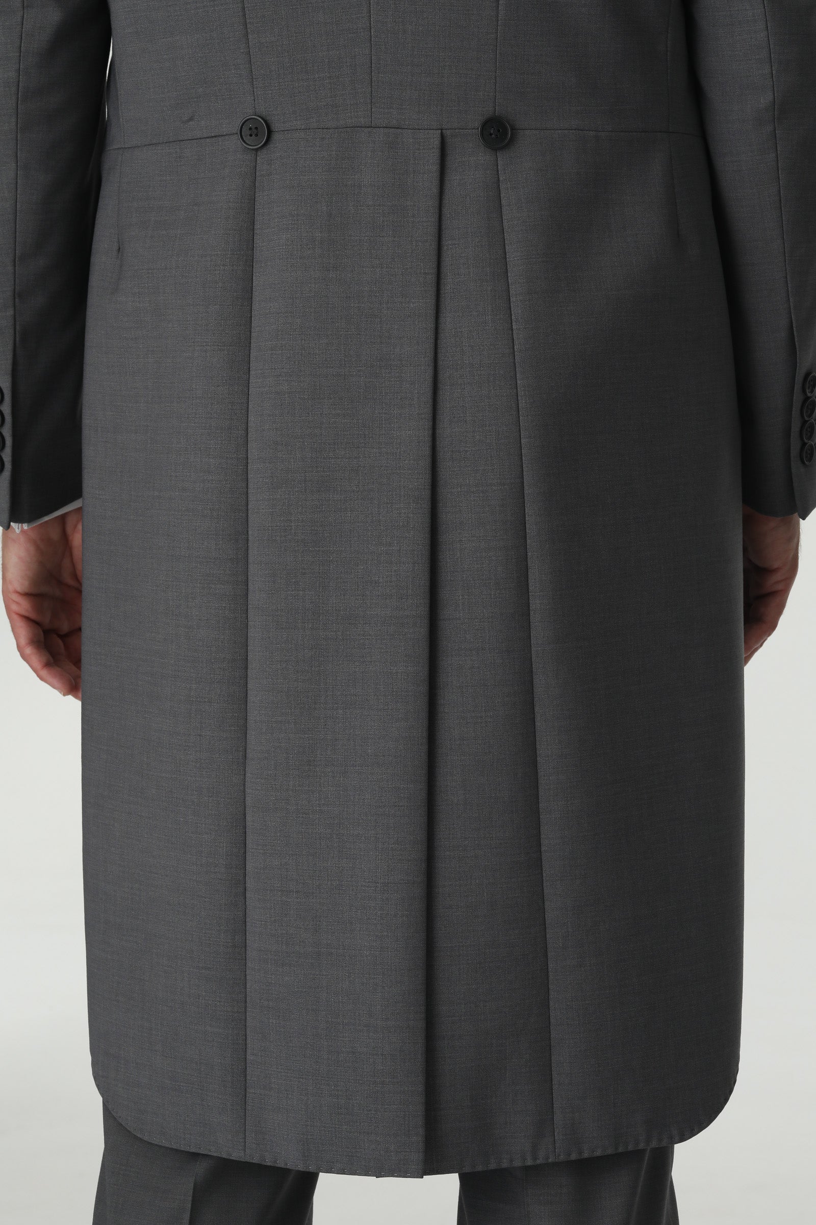 Grey Slim Fit Tailcoat Suit - Image 5