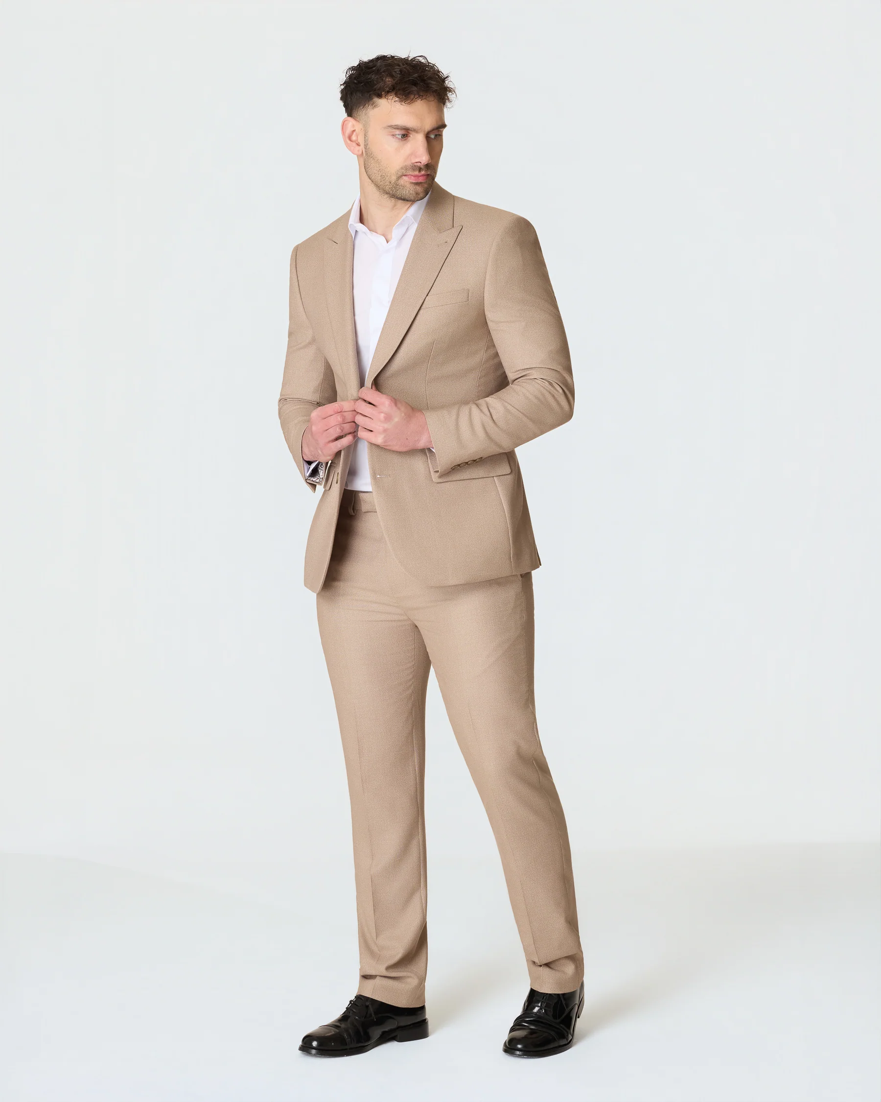 Stone Slim Fit 2-Piece Suit - Image 2
