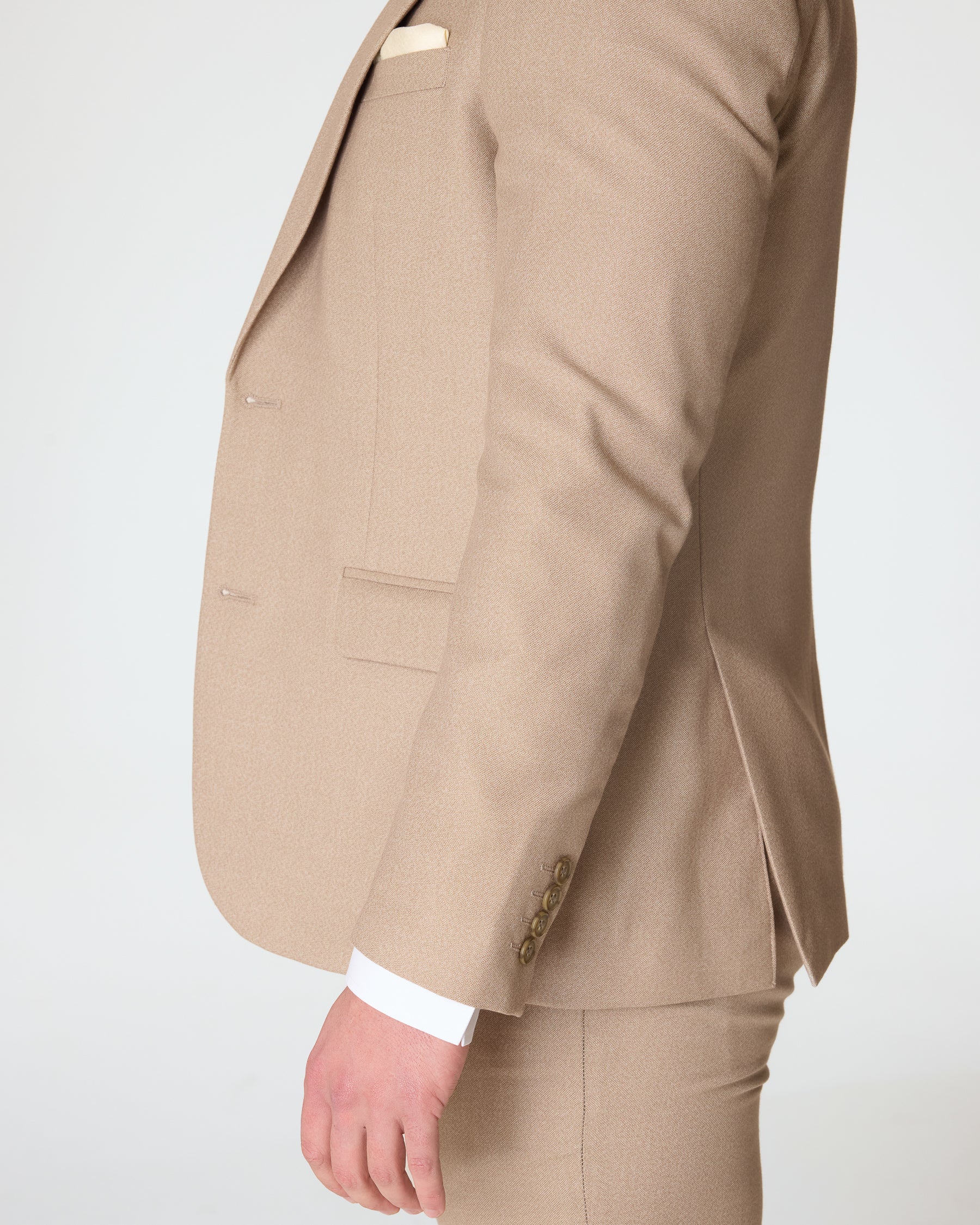 Stone Slim Fit Suit - Image 5