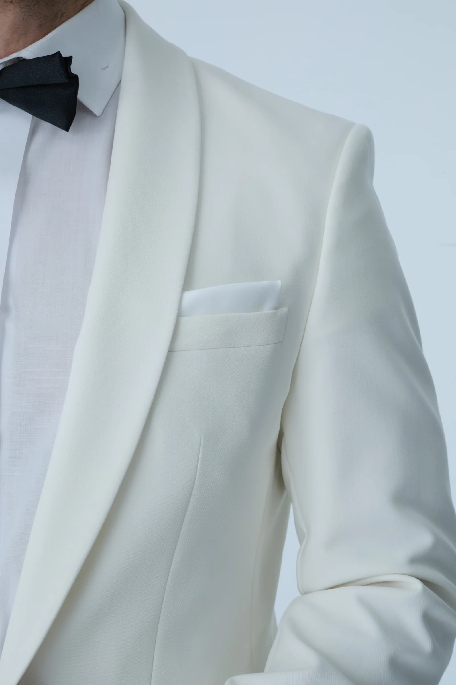 White Tuxedo Suit Hire Package - Image 4